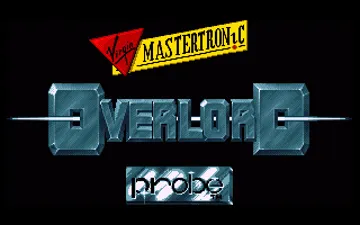 Overlord (Virgin Mastertronic) screen shot title